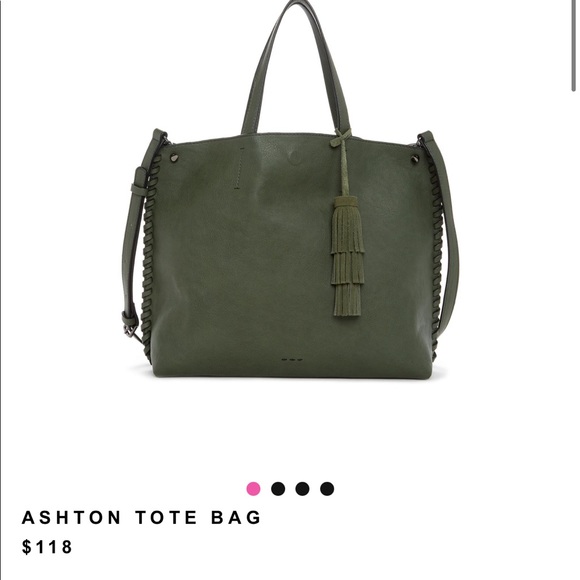 ASHTON TOTE BAG olive color - Picture 8 of 12